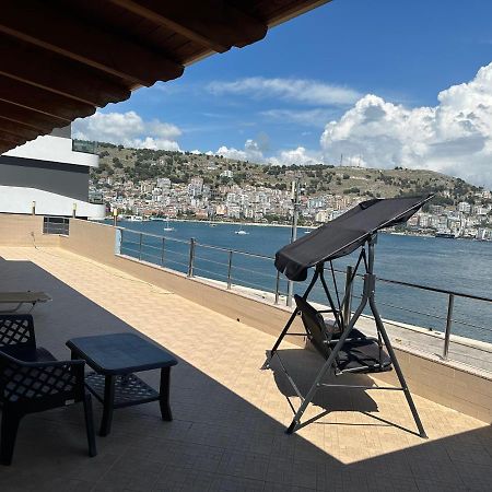 Penthouse Sea View Apartment Sarande Exterior photo