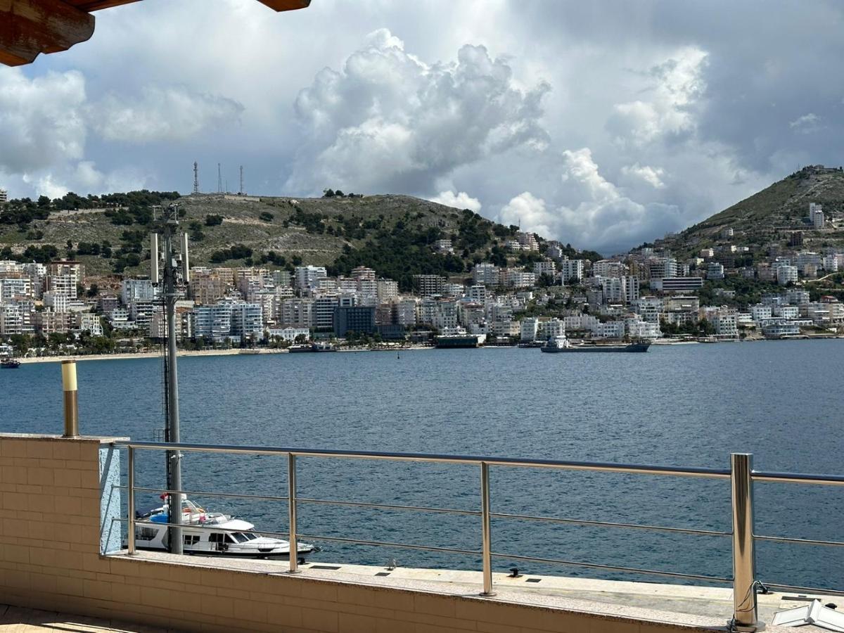 Penthouse Sea View Apartment Sarande Exterior photo