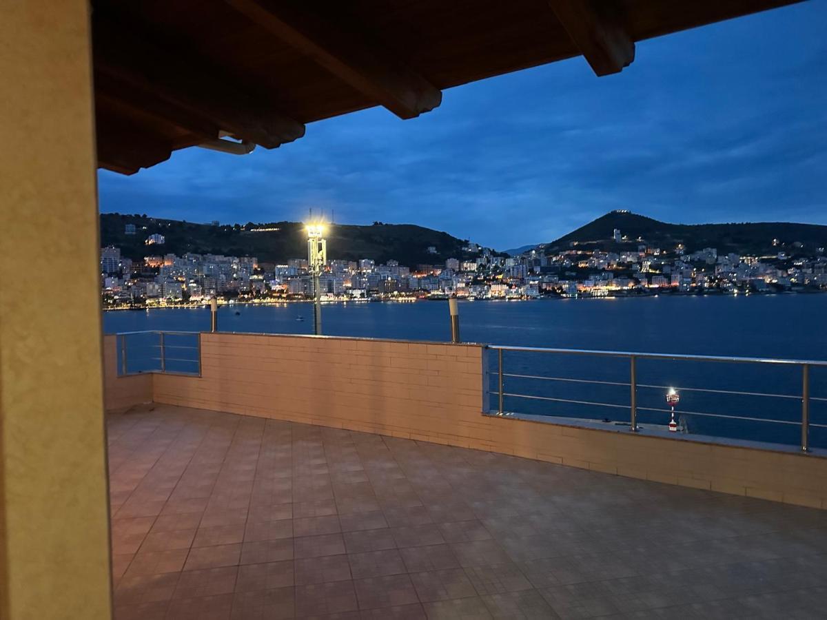 Penthouse Sea View Apartment Sarande Exterior photo